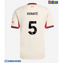 Camisa de Futebol Liverpool Ibrahima Konate #5 Equipamento Secundário 2025-26 Manga Curta